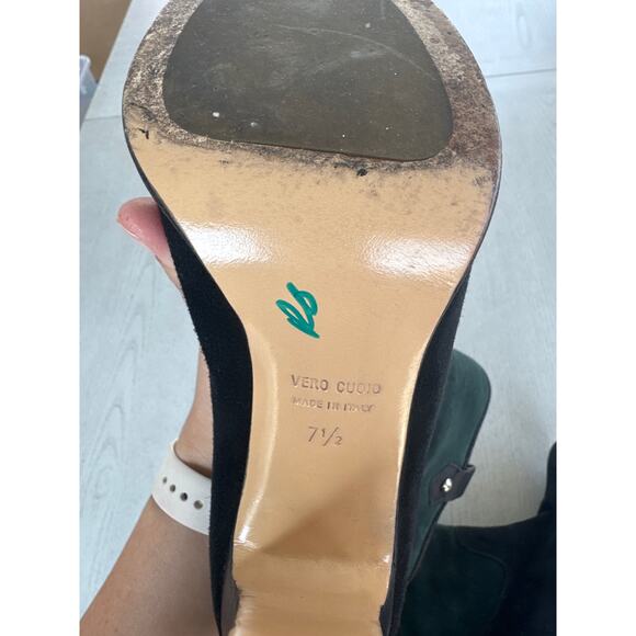 Vero Cuoio Made in Italy Emerald Green Ankle Boots Booties Quiet Luxury (A) - Picture 4 of 4